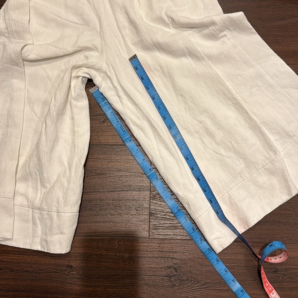 Greylin Strapless Jumpsuit, lined, side zipper in Linen/cotton blend in EUC - Picture 10 of 13